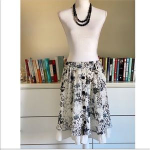 Lapis | Floral Flowy Skirt